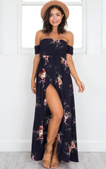 "Stunning Bohemian Summer Beach Dress 🌺👗 #FashionFridays #BeachReady"