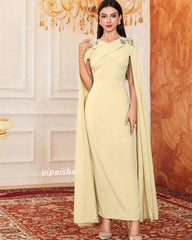 Jiayigong Sparkle Exquisite Evening Jersey Beading Draped Valentine'S Day A-Line V-Neck Bespoke Occasion Gown Midi Dresses
