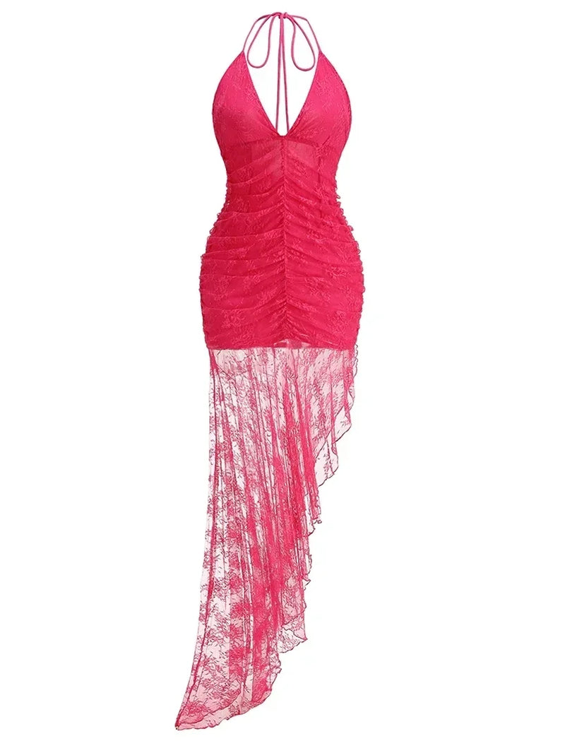 "Get ready to turn heads in this Sexy Backless Maxi Dress! Perfect for holiday parties and celebrity-inspired style. 💃🏼✨ #FashionGoals #MaxiDress"